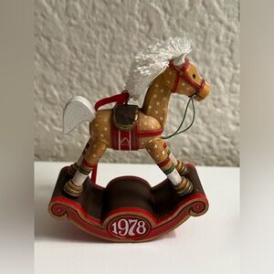 Vintage Rocking Horse Ornament Hallmark Card Inc.